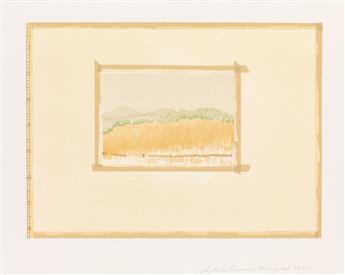 SYLVIA PLIMACK MANGOLD Aquatint, Sugarlift and Golden Changes.